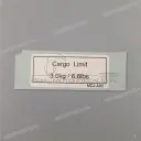 Caution label