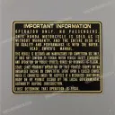 Voorzichtigheid label