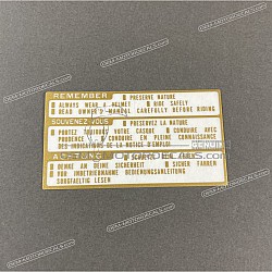 Caution label