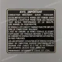 Voorzichtigheid label
