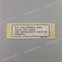 Etichetta di avvertenza