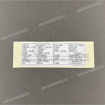 Etiqueta de precaución