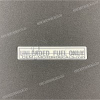 HONDA Etiqueta de precaución, Unleaded fuel 87586-MAN-650ZC