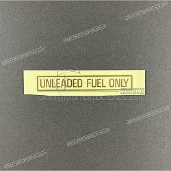 Etykieta ostrzegawcza, Unleaded fuel