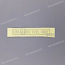 Vorsicht Etikett, Unleaded fuel