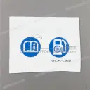 Etiqueta pictograma de combustible