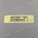 Fuel tank label