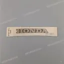 Autocollant carénage arrière queue