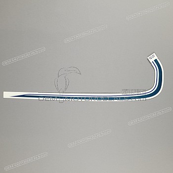 Kanzel / Oberteil Verkleidung Aufkleber, Linke Seite