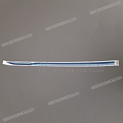 Kanzel / Oberteil Verkleidung Aufkleber, Linke Seite