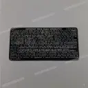 Caution label, Chain