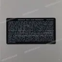 Etiqueta de precaución, Cadena