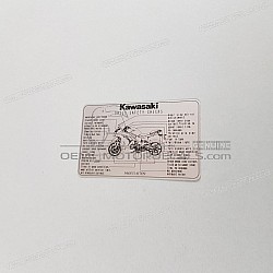 Etichetta di avvertenza - Manuale