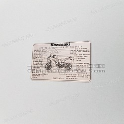 Etichetta di avvertenza - Manuale