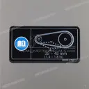 Caution label, Chain