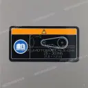 Caution label
