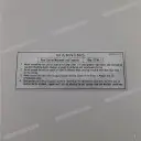 Caution label