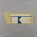 Side cowling decal, right side