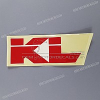 KAWASAKI Pegatina para panel lateral, lado izquierdo 56047-1414