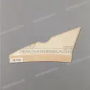 Autocollant de carénage supérieur avant, côté gauche