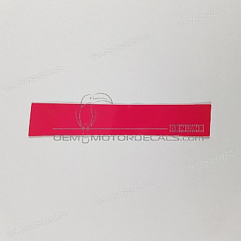 Autocollant carénage arrière queue, côté gauche