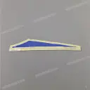 Autocollant de carénage supérieur avant, côté gauche