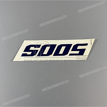 Belly pan decal