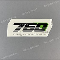 KAWASAKI Naklejka na tylną owiewkę / zadupek, lewa strona 56050-1336