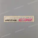 Uni-Trak swingarm decal, left side