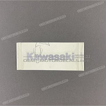 Autocollant de carénage supérieur avant