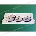 Emblemat na dolną owiewkę 600