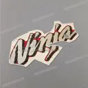Autocollant Ninja pour carénage inférieur, côté droit