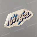 Autocollant logo Ninja pour couvre-selle, côté droit