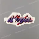 Autocollant logo Ninja, flanc de carénage, côté gauche