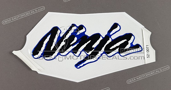 Kawasaki Tail Cowl NINJA Decal OEM 560520071
