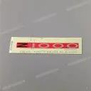 Adesivo copertura posteriore Z1000