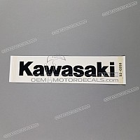 KAWASAKI Upper cowling KAWASAKI logo decal 56052-0350