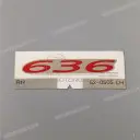 Autocollant de carénage central "636"