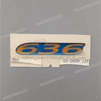 KAWASAKI Autocollant central 636 pour carénage 56052-0509