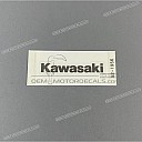 Windshield KAWASAKI decal