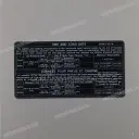 Etiqueta de precaución, Carga de neumáticos