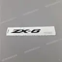 Autocollant logo ZX-6R pour couvre-selle