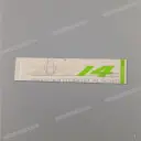 Autocollant carénage arrière queue