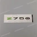 Emblème coque arrière Z750