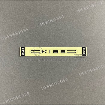 Voorspatbord sticker