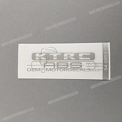 Front fender decal