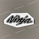 Brandstof tank Ninja sticker
