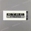 Autocollant KTRC ABS pour garde-boue avant