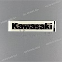 Onderkuip Kawasaki sticker, linkerkant