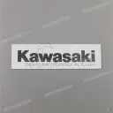 Fuel tank Kawasaki logo decal